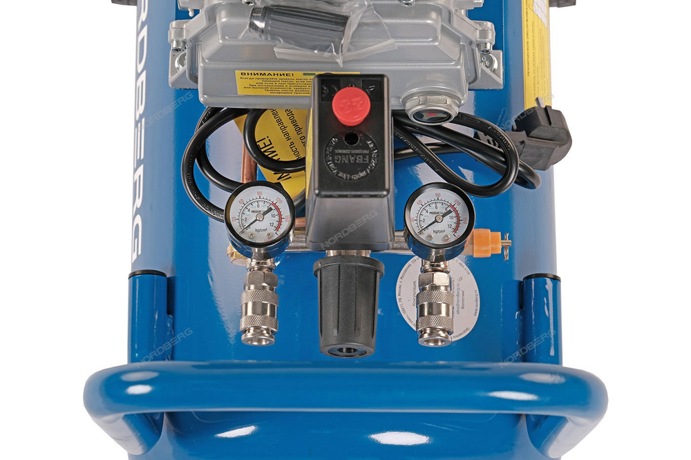 NORDBERG (NCE50/241) Компрессор поршневой 220 В, ресивер 50 л, 240 л/мин