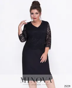 Платье 314-черный Minova