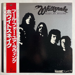 Винтажная виниловая пластинка LP Whitesnake Ready An Willing (Japan 1980) (Obi)