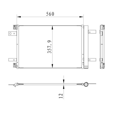 Kular - 86209-KLR - Condenser, air conditioning