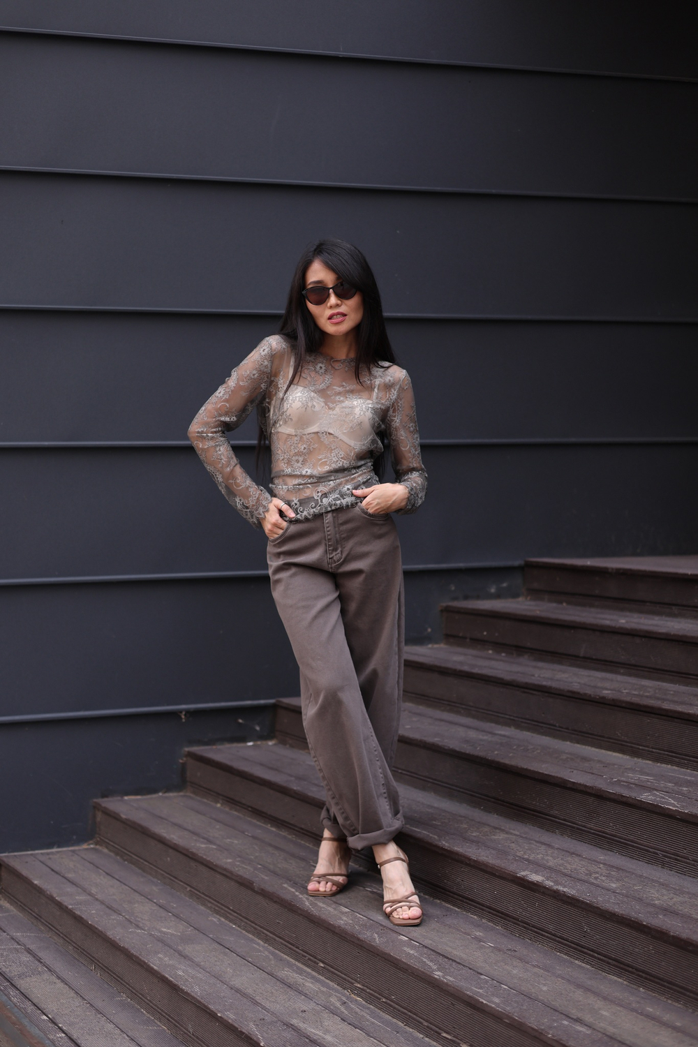 джинсы relaxed straight