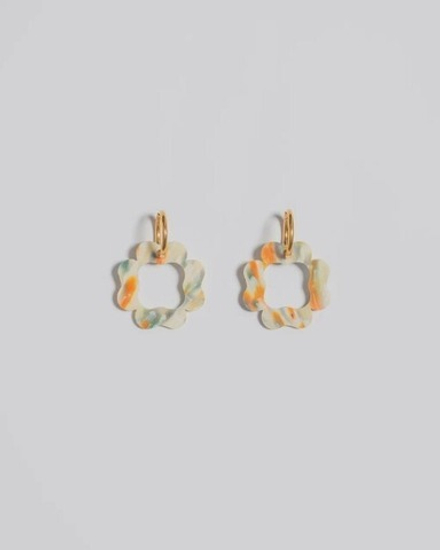 Recycle Object Clover earrings