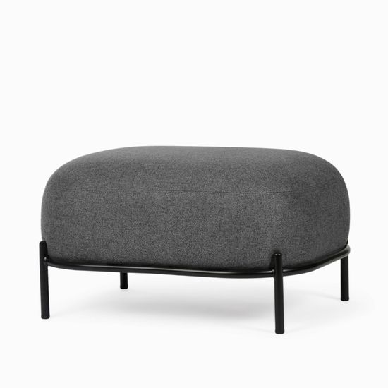 Пуф Pawai 67х37 цвет темно-серый