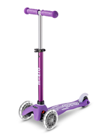 Самокат Mini Micro Deluxe Сиреневый LED Дисконт