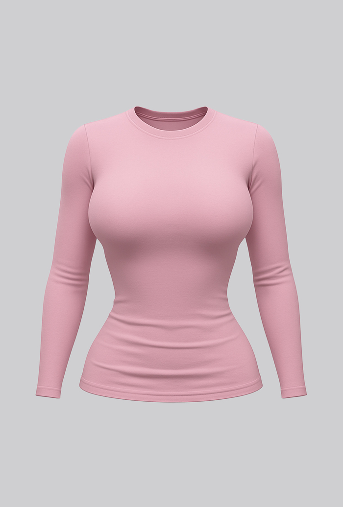 Лонгслив женский Skin Line (Pink)