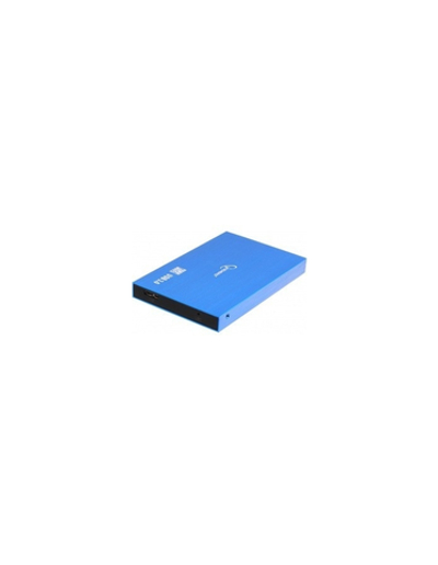 Gembird EE2-U3S-56 Внешний корпус 2.5" синий металлик, USB 3.0, SATA, алюминий