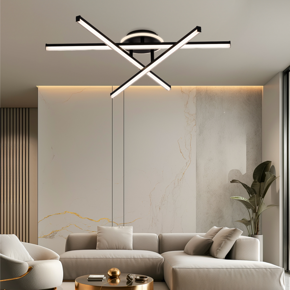 Citilux Trent CL203631 LED Люстра потолочная с пультом Чёрная