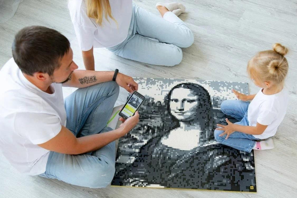 фото-конструктор MOZABRICK - Пксель-арт, собери свою картину по фото и вешай на стену!