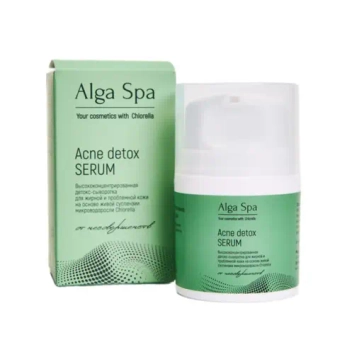 Детокс-сыворотка Alga Spa высококонцентрированная для жирной и проблемной кожи «Acne detox SERUM», 30мл