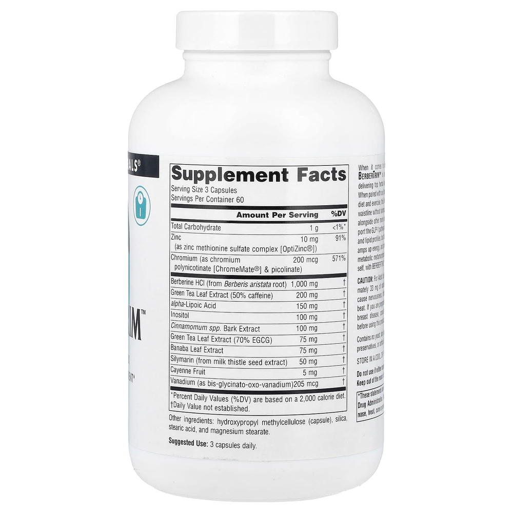 Source Naturals, BerberTrim™, 180 капсул