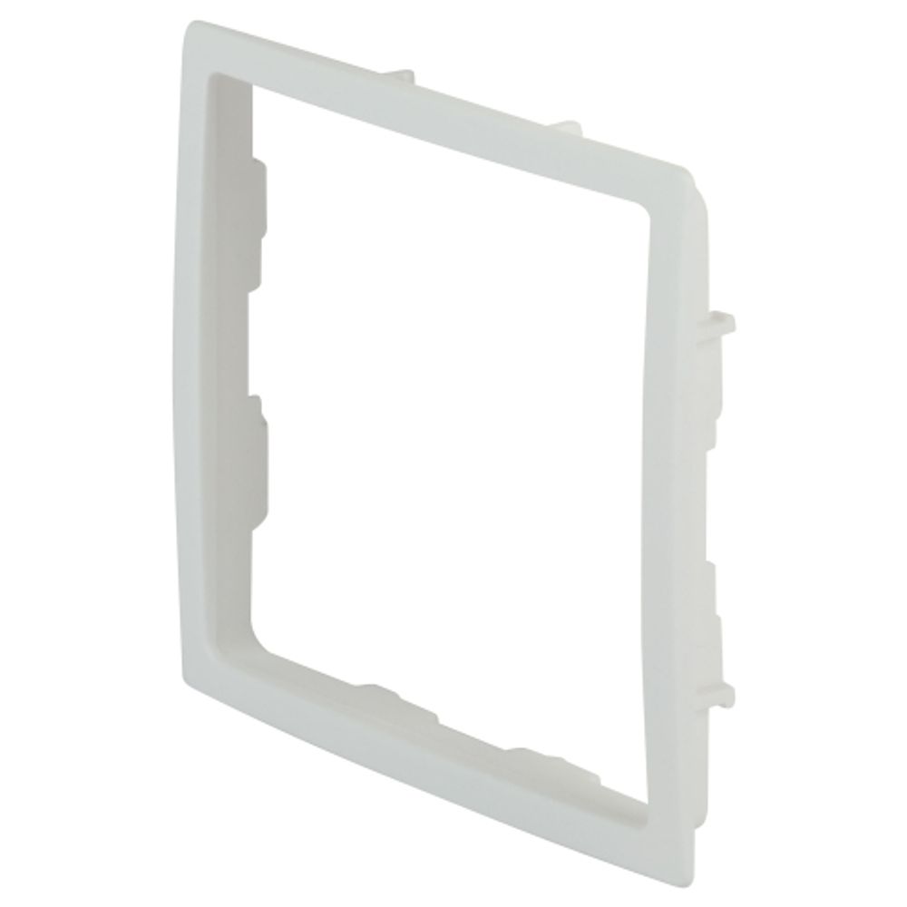 Рамка для розеток и выключателей ЭРА Elegance 14-6001-01М декоративная, белый матовый