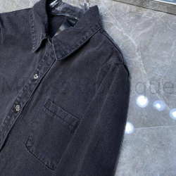 Джинсовая рубашка Chrome Hearts