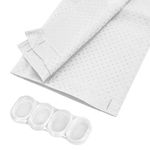 Шторка для ванной ПОЛИЭСТЕР, 180х200 см, кольца в комплекте,белый бриллиант, PRIMILA, 700093