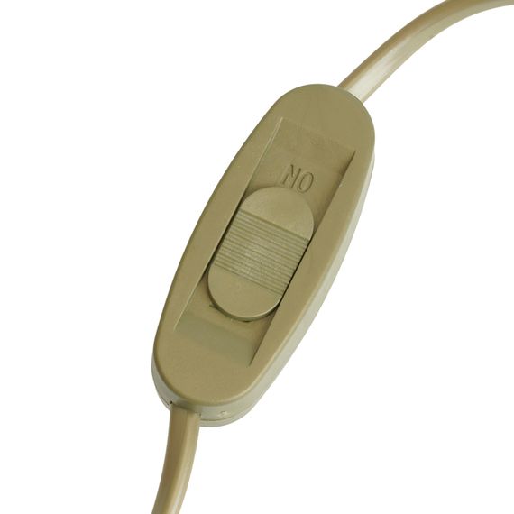 Сетевой шнур с выключателем, 230V 1,9м золото, KF-HK-1-2