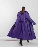 Пальто из экокожи на утеплителе Alpolux