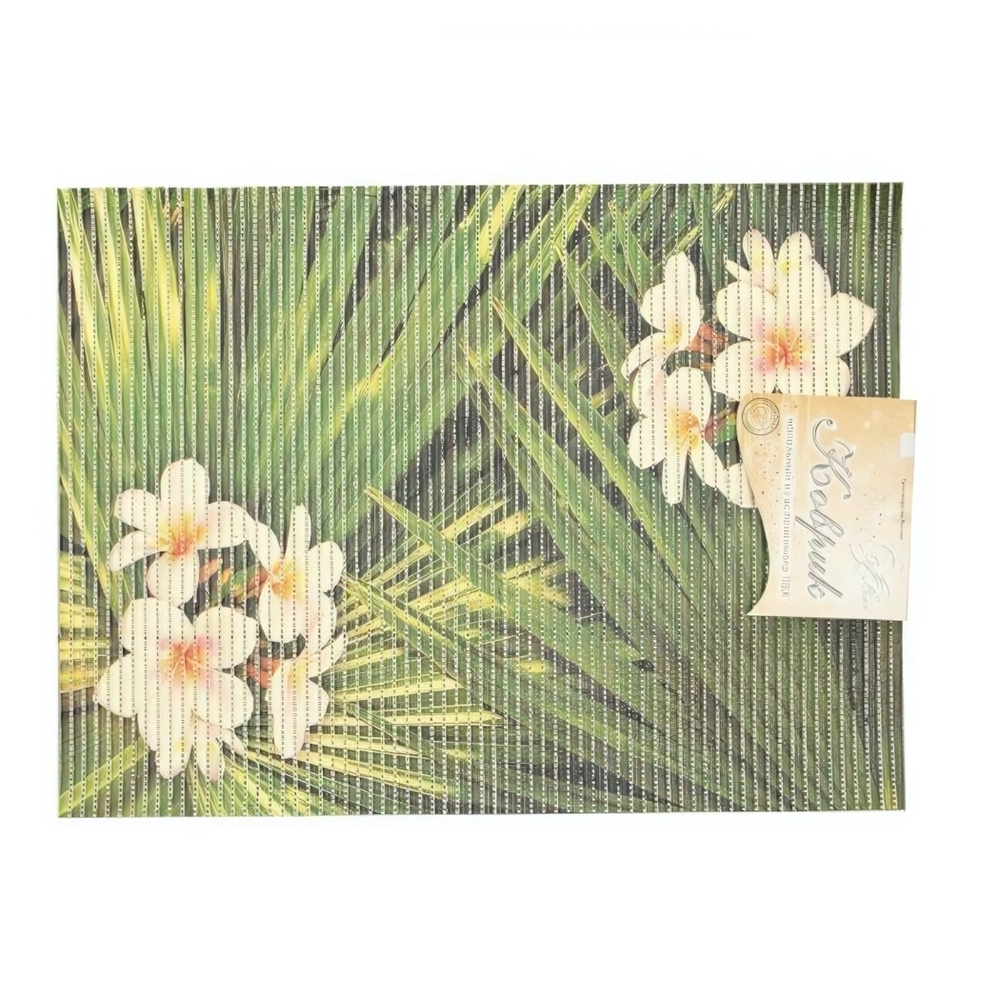 Коврик для ванной комнаты из вспененного ПВХ "Тропик" 67х47 см