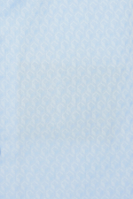 Рубашка голубая с жаккардовым плетением «Ромбы»