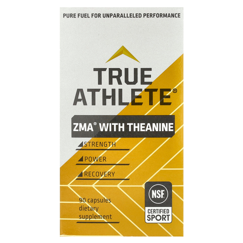 True Athlete, ZMA® с теанином, 90 капсул