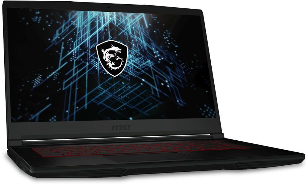 Ноутбук MSI GF63 Thin 11UC-207XRU, 15.6", IPS, Intel Core i5 11400H 2.7ГГц, 16ГБ, 512ГБ SSD, NVIDIA GeForce RTX 3050 для ноутбуков - 4096 Мб, Free DOS, 9S7-16R612-207, черный