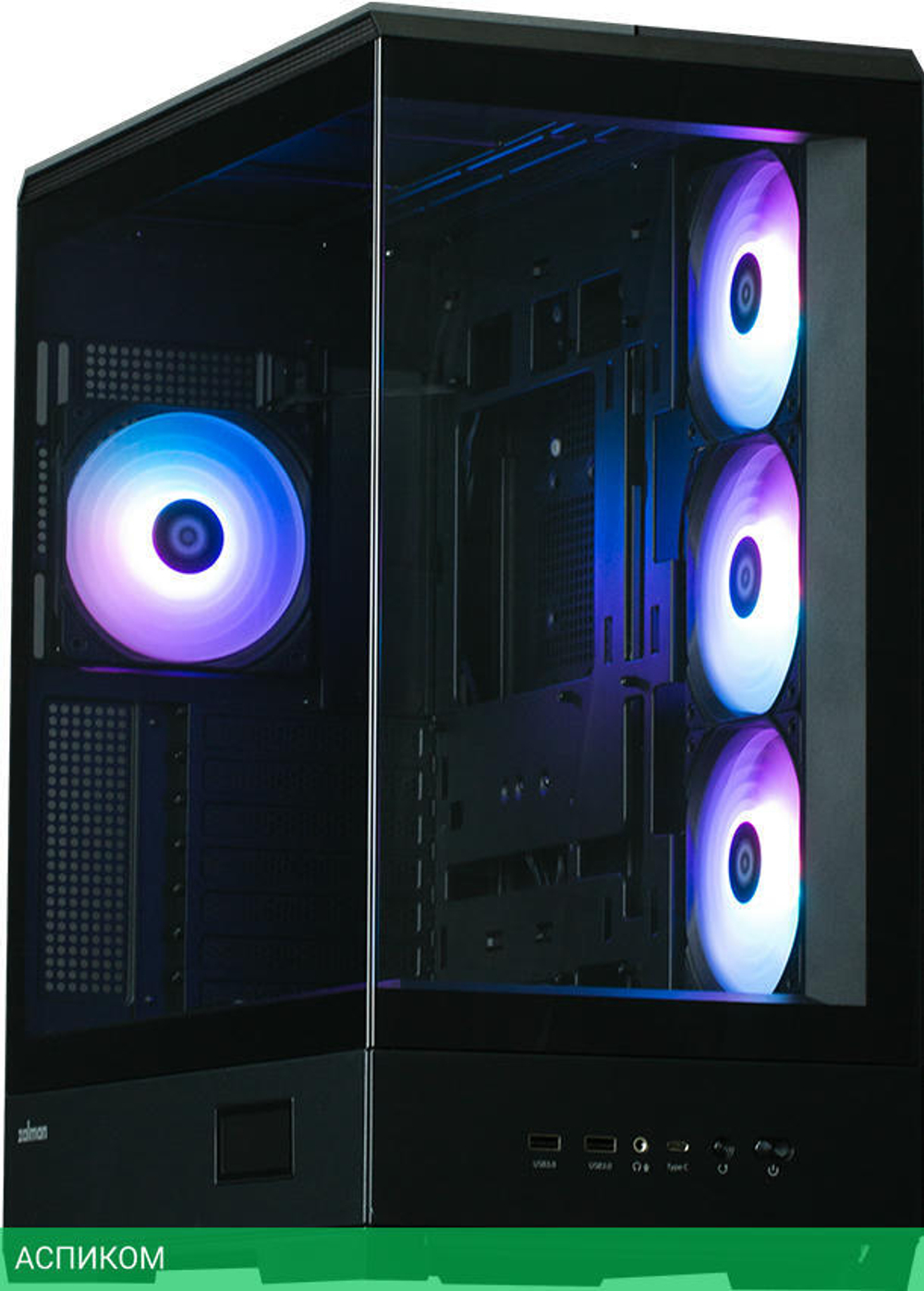 Корпус Zalman P50 DS Black без БП