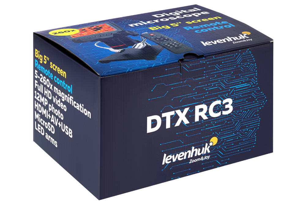 Микроскоп с дистанционным управлением Levenhuk DTX RC3