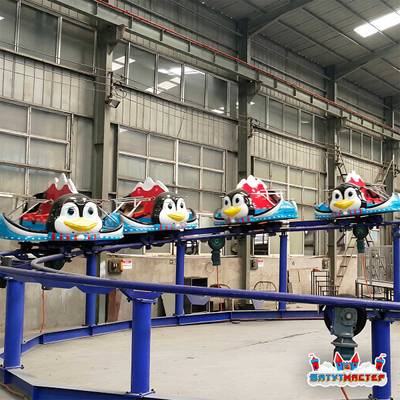 Детский аттракцион горка «Небоскрёб», 4 кабины 8 мест, 23×20×3,5 м