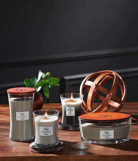 Вечерний оникс, ароматическая свеча, WoodWick