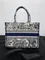 Сумка Dior Book Tote, модель маленького формата синий