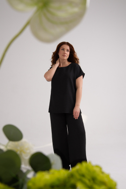 Блузка женская 3256зпа, черный #527Чер093256зпа