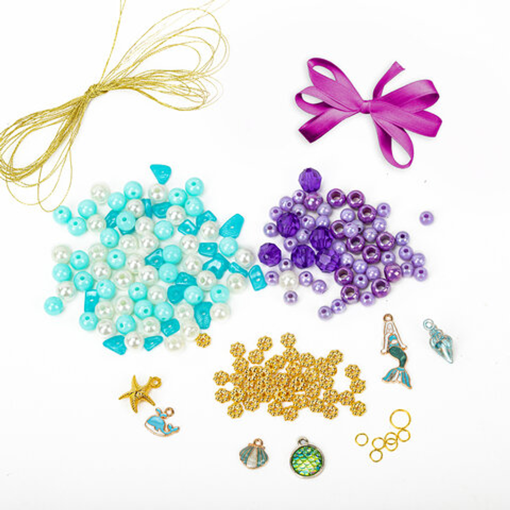 Набор для создания бижутерии и украшений BEADS SET РУСАЛКИ, 188 элементов