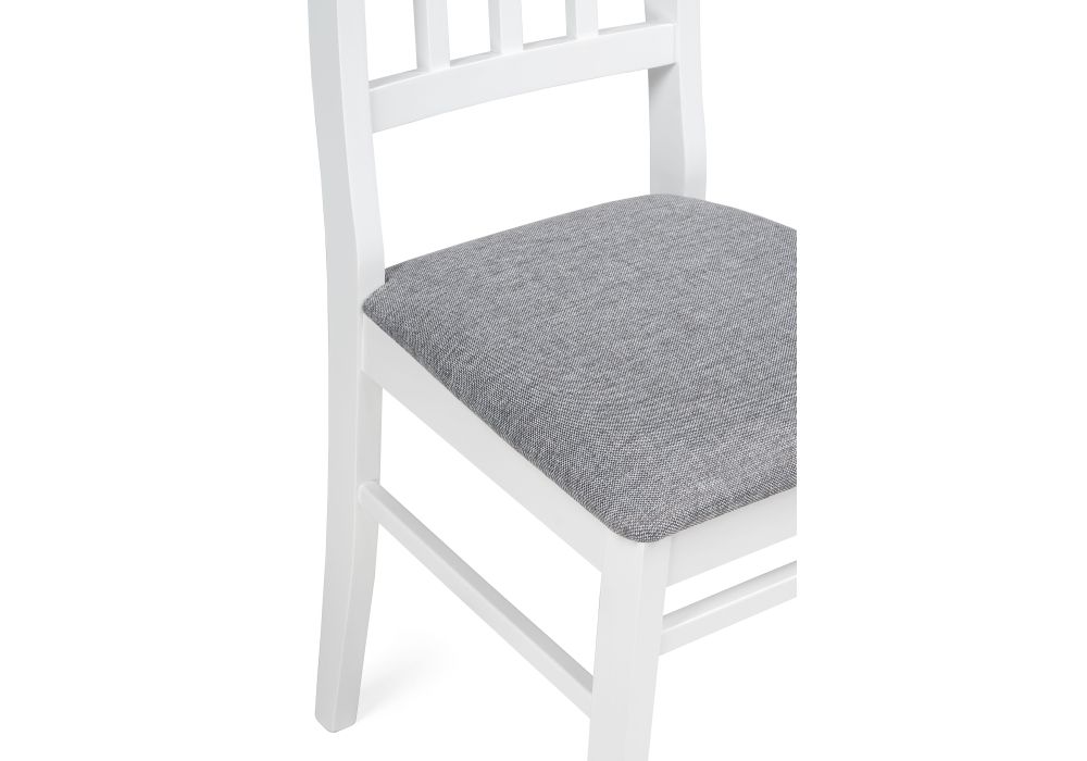 Деревянный стул Мириел белый / серый