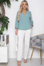 Блуза Женевьева (мята) Б10519 LT Collection
