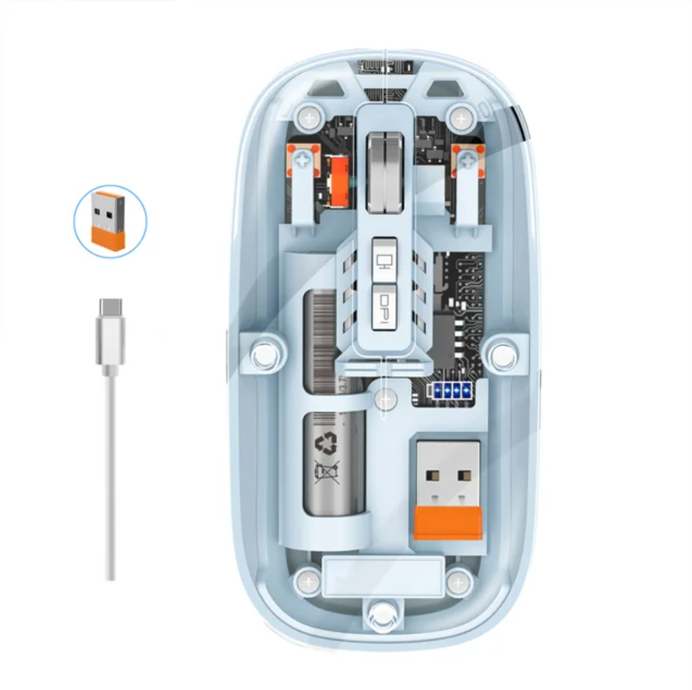 Беспроводная мышь Skillet silent Blue