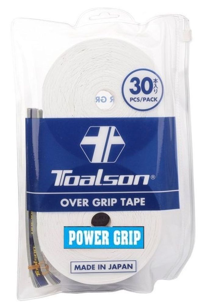 Теннисные намотки Toalson Power Grip 30P - white