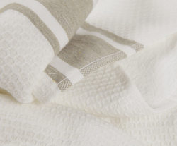 Полотенце 100х150 Luxberry Honey белое