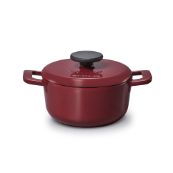 Кастрюля 20см Brabantia The Dutch красная