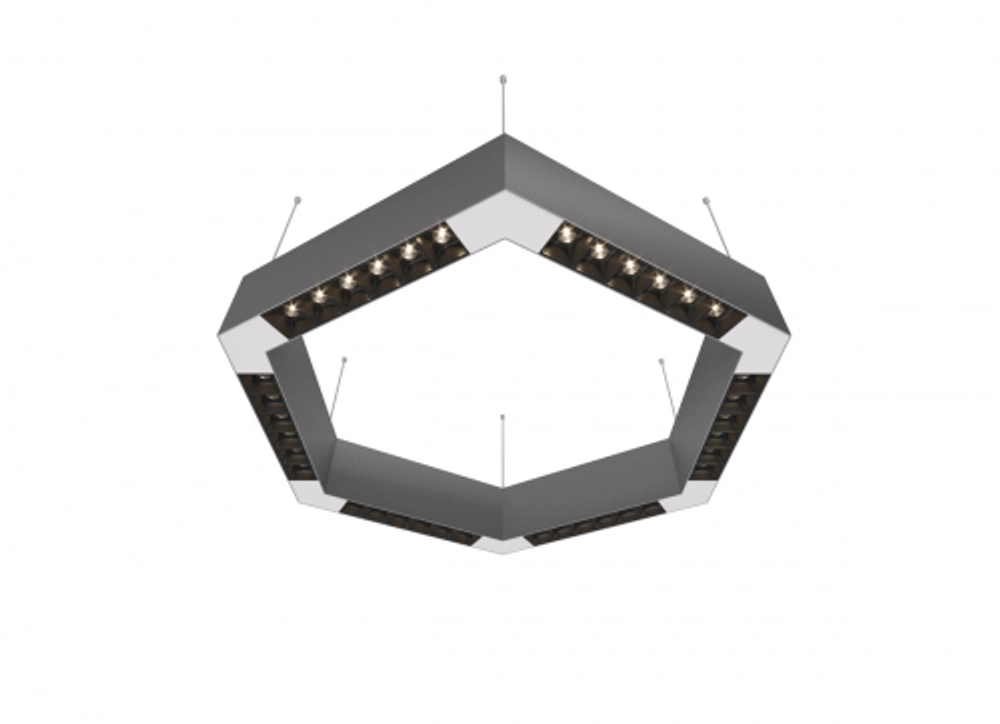 Подвесной светодиодный светильник 0, 5м 36Вт 34°