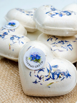 Бомба-сердце (XL) «Полевые цветы»