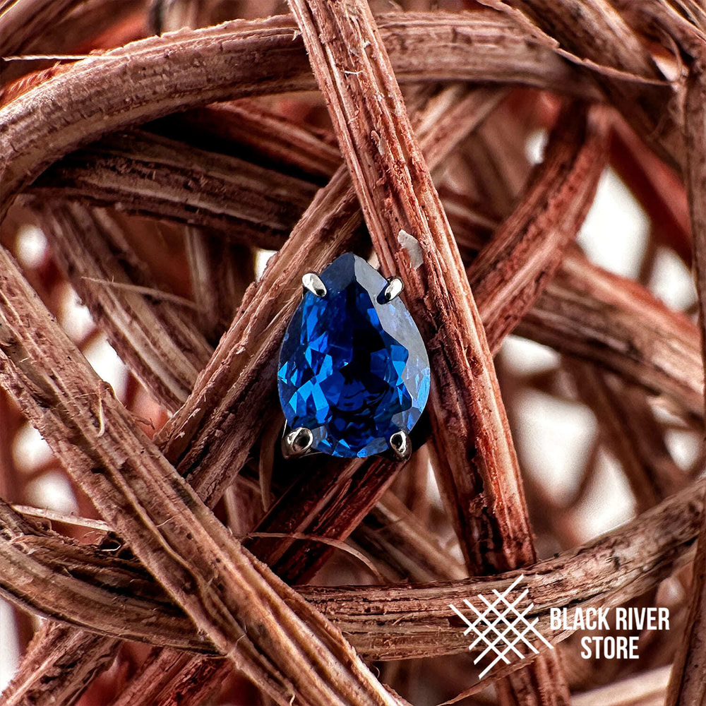 1K Pear Blue Corundum