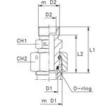 Соединение PNF DS6 М36х2 (корпус)