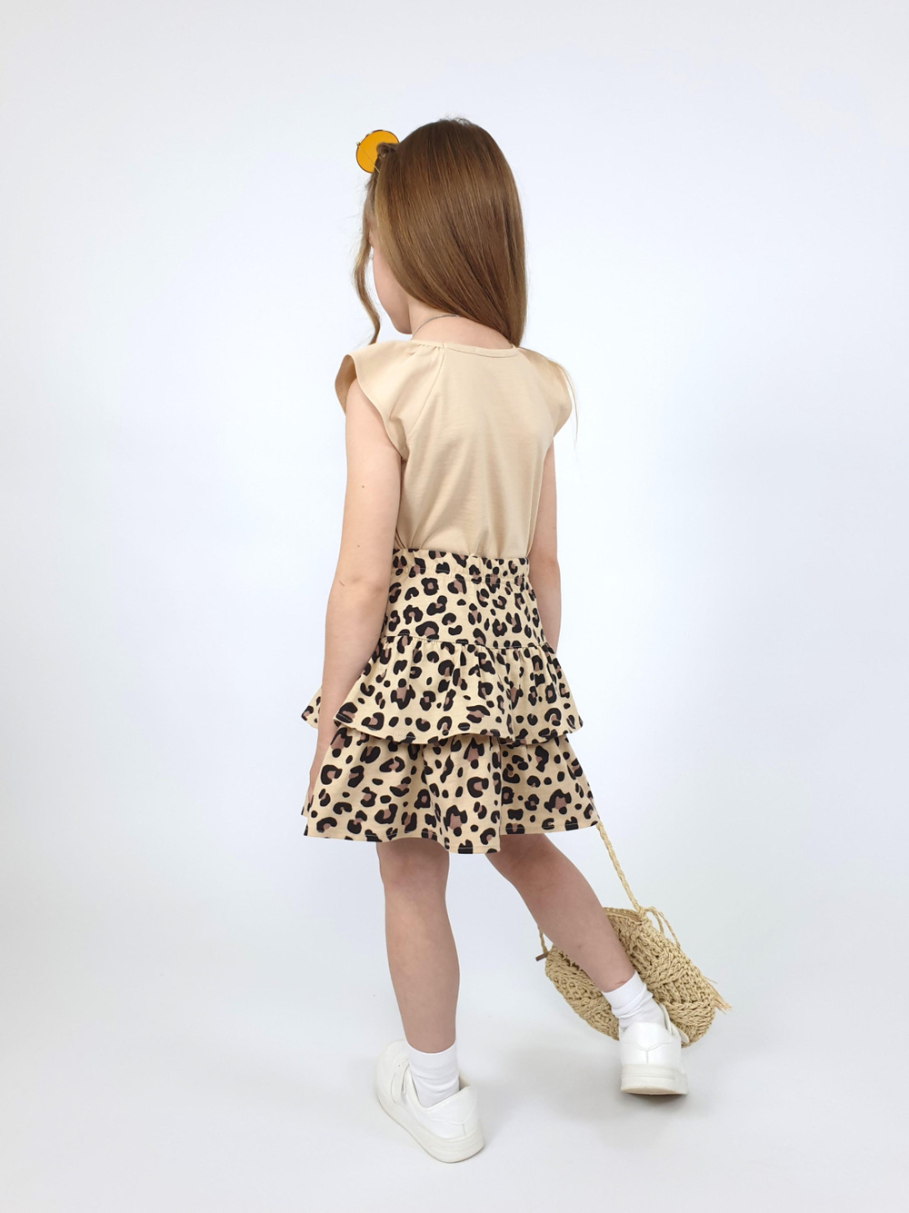 02-126-2 Комплект для девочки (футболка+ юбка)