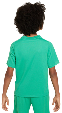 Детская теннисная футболка Nike Kids Dri-Fit Multi+ Top - Green