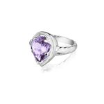Кольцо Crystal Drop с аметистом