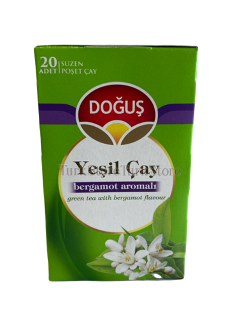 Зеленый чай Dogus бергамот 20 пак
