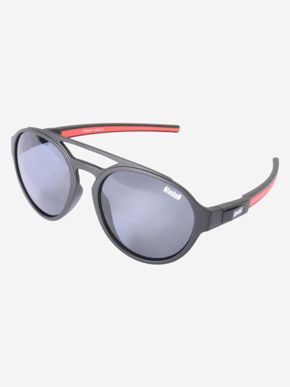 Поляризационные очки Alaskan AG33-07 Campbell grey-red revo для водителя, рыбака, спортсменов