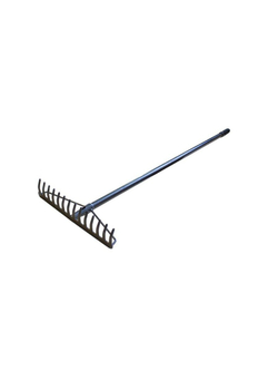 Грабли с металлической рукояткой(14-зуб., L-1300мм, ширина-350мм) WMC TOOLS WMC-TG2202007