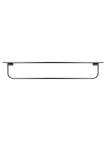 Полотенцедержатель с полкой WONZON & WOGHAND ECLIPSE, Темный графит (WW-9181-GM)