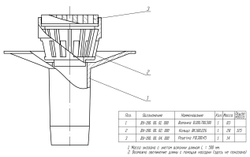Водоотводное устройство ВУ-180 чертеж