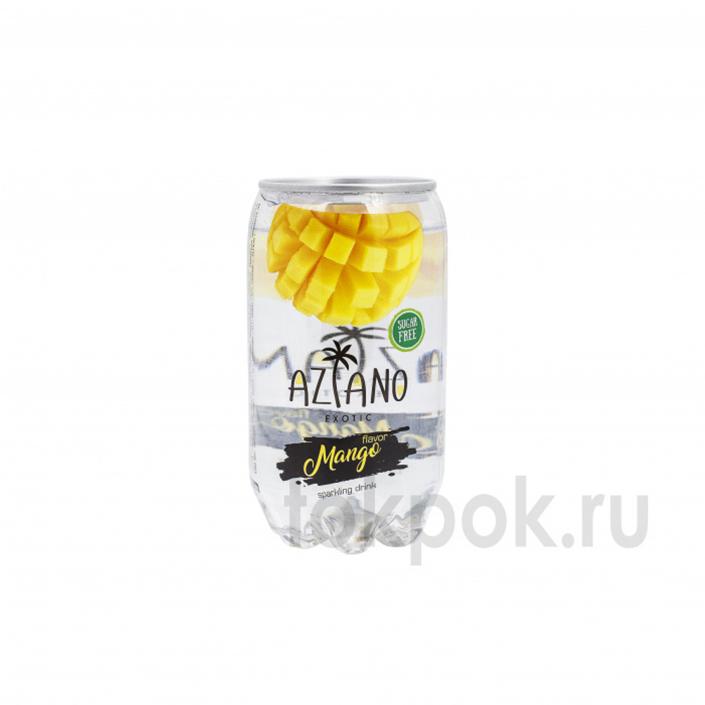 Газированный напиток со вкусом манго Aziano Mango Fruit Sparkling, 350 мл