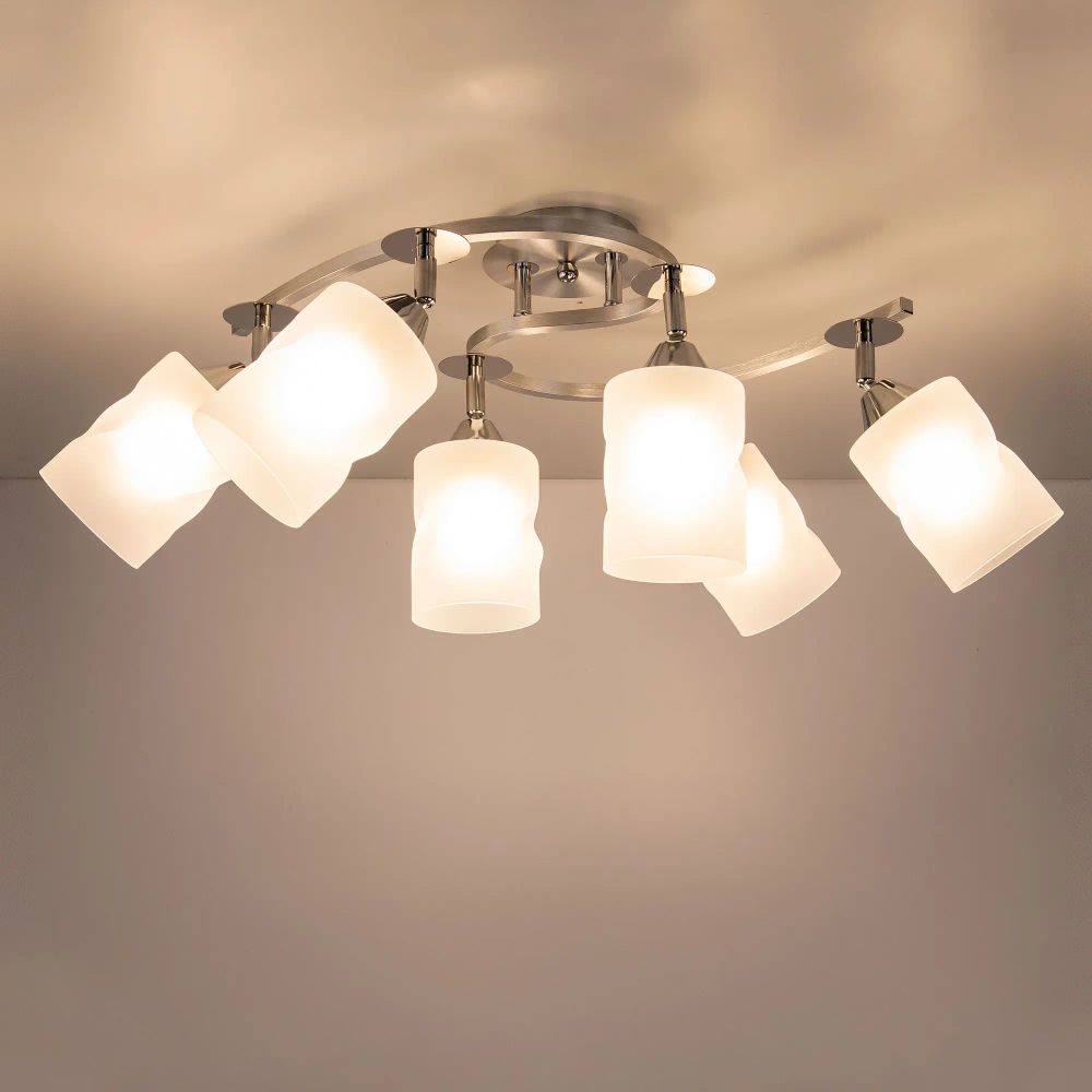 Citilux Сиерра CL119260 Люстра с поворотными плафонами Алюминий